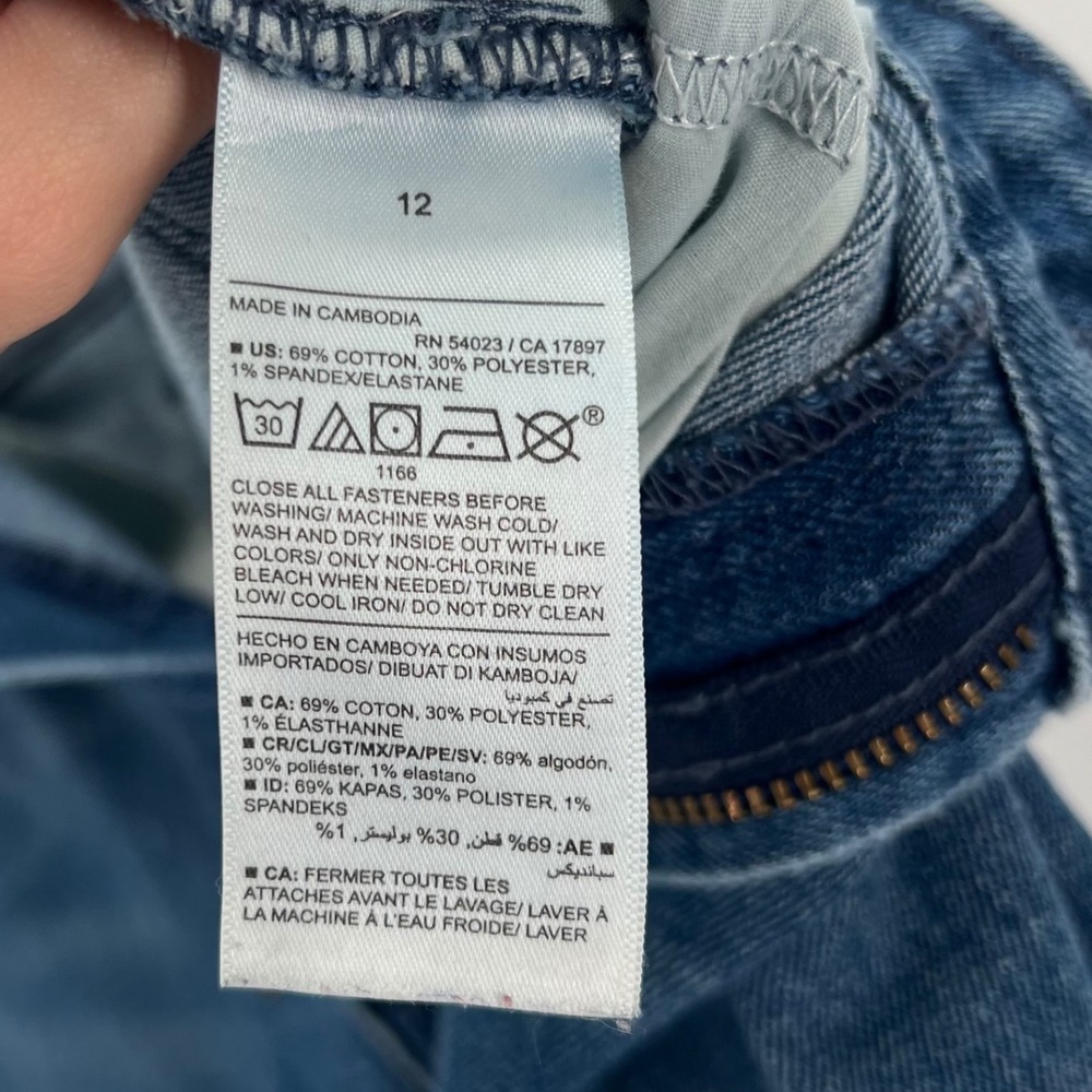 Old Navy Womens High Rise Wow Straight Jeans Medium Wash Size 12 Denim - Picture 7 of 7